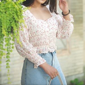 Floral blouse